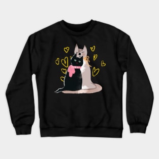 Cats in love Crewneck Sweatshirt